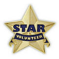 Star Volunteer Pin